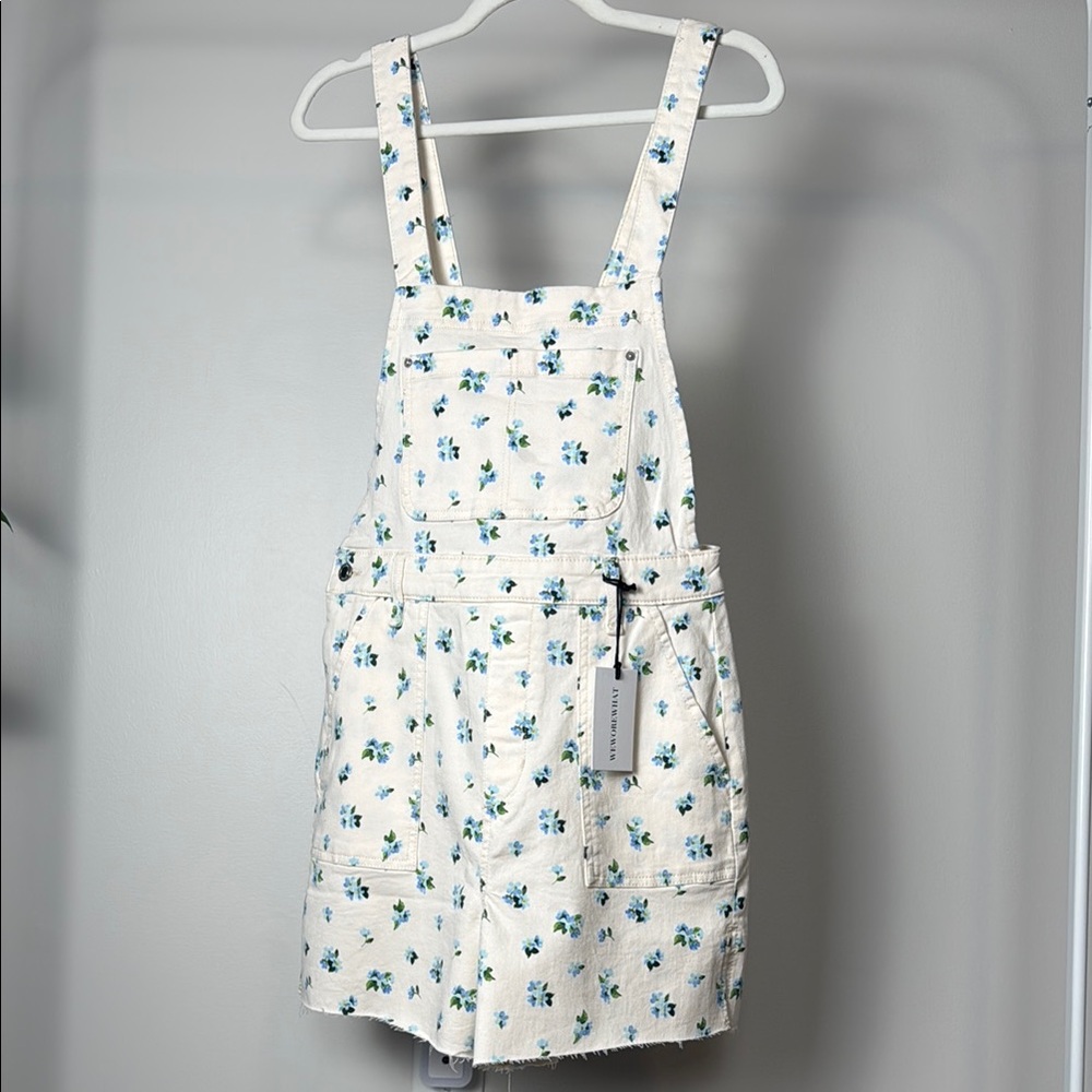 💠NWT WeWoreWhat Floral Overalls (S)